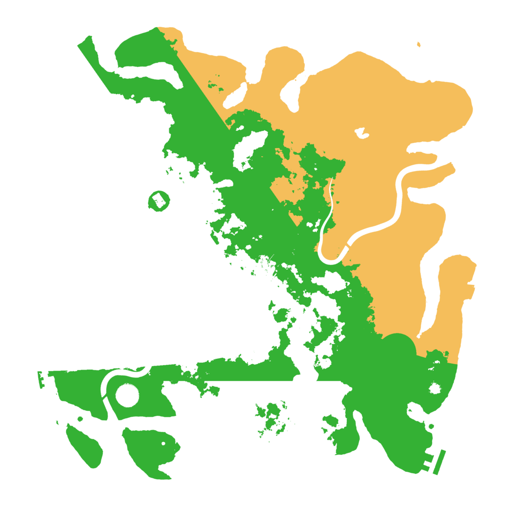Biome Rust Map: Procedural Map, Size: 4000, Seed: 1604202657