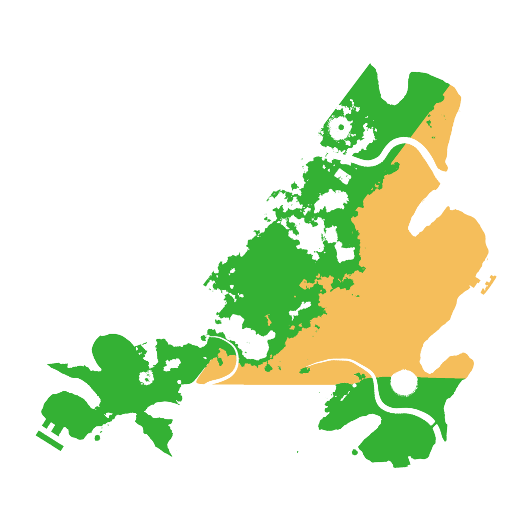 Biome Rust Map: Procedural Map, Size: 3500, Seed: 1357074181