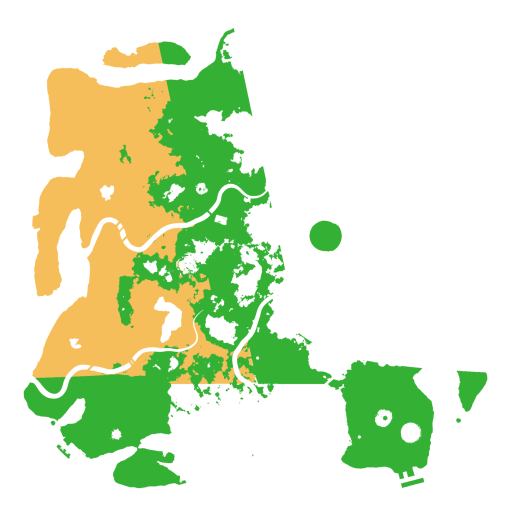 Biome Rust Map: Procedural Map, Size: 4500, Seed: 596847960