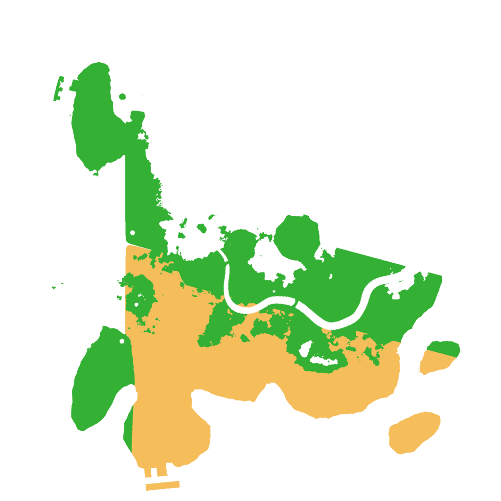 Biome Rust Map: Procedural Map, Size: 3000, Seed: 87745