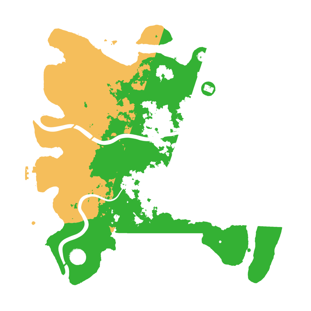 Biome Rust Map: Procedural Map, Size: 3500, Seed: 1344855765