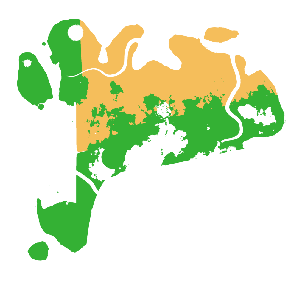 Biome Rust Map: Procedural Map, Size: 3500, Seed: 1365902677