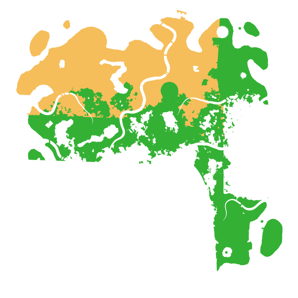 Biome Rust Map: Procedural Map, Size: 4500, Seed: 1718362501