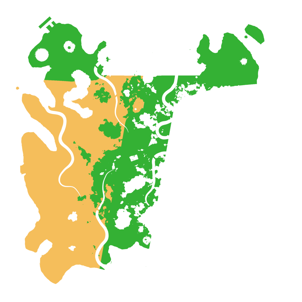 Biome Rust Map: Procedural Map, Size: 4050, Seed: 497100661