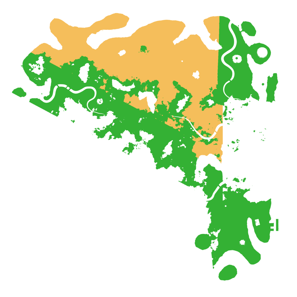 Biome Rust Map: Procedural Map, Size: 5000, Seed: 1689399643