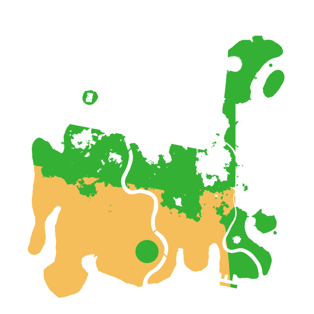 Biome Rust Map: Procedural Map, Size: 3600, Seed: 164117357