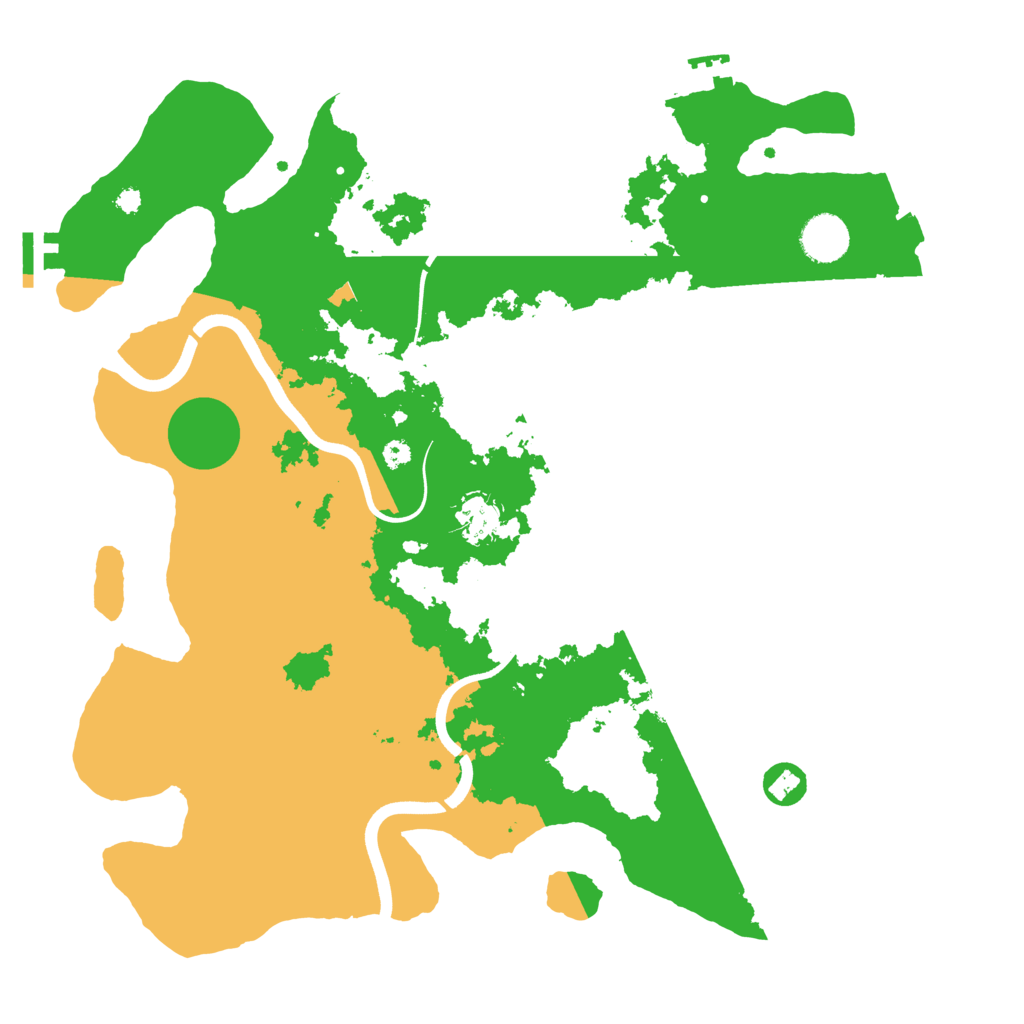 Biome Rust Map: Procedural Map, Size: 3750, Seed: 505704302