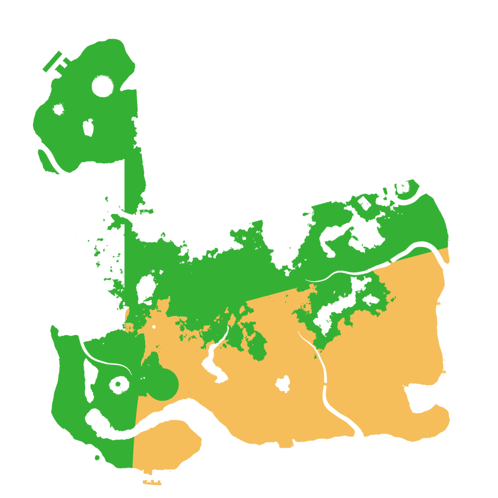 Biome Rust Map: Procedural Map, Size: 4050, Seed: 397049826