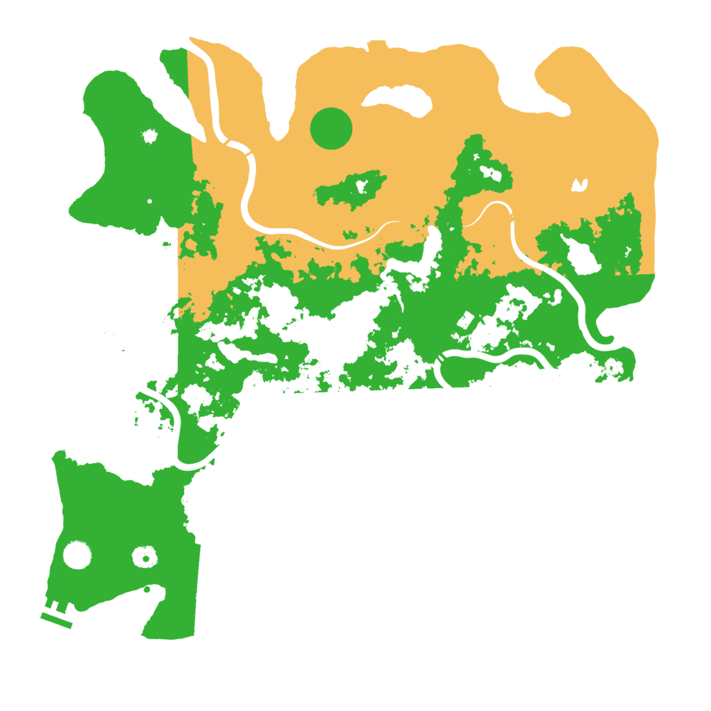 Biome Rust Map: Procedural Map, Size: 4450, Seed: 78952222