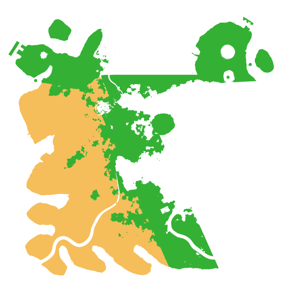 Biome Rust Map: Procedural Map, Size: 3800, Seed: 477164797