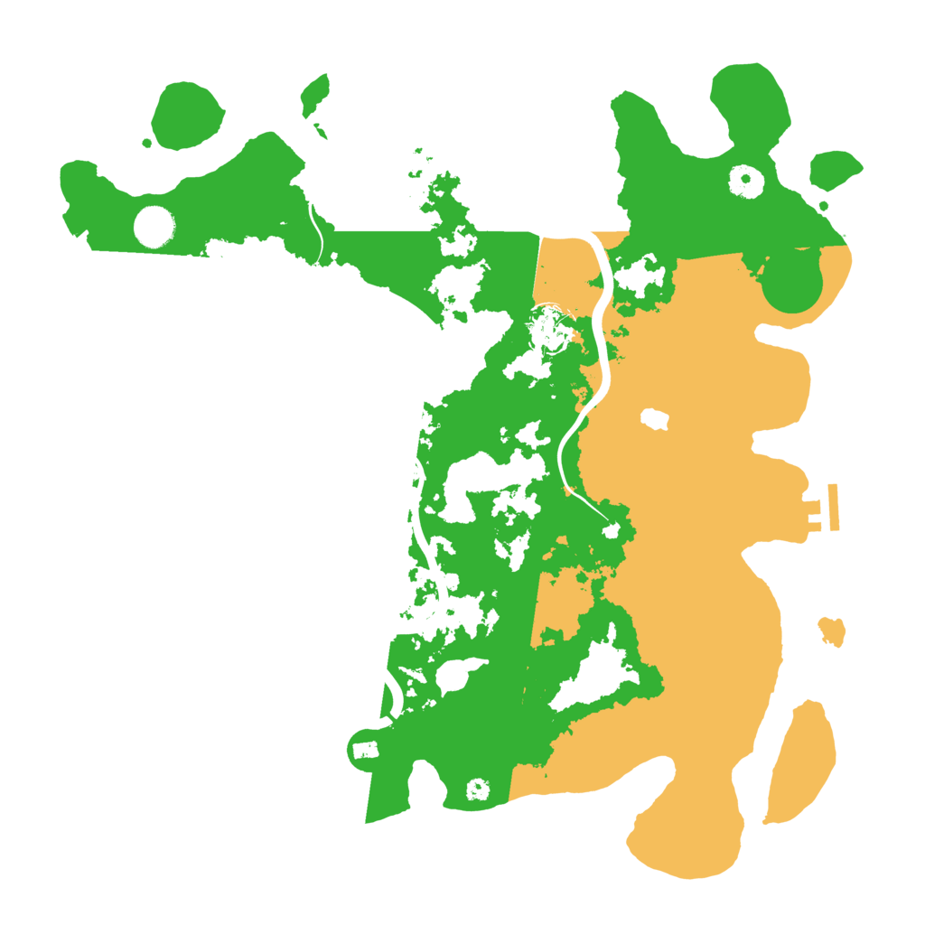 Biome Rust Map: Procedural Map, Size: 4000, Seed: 38616793