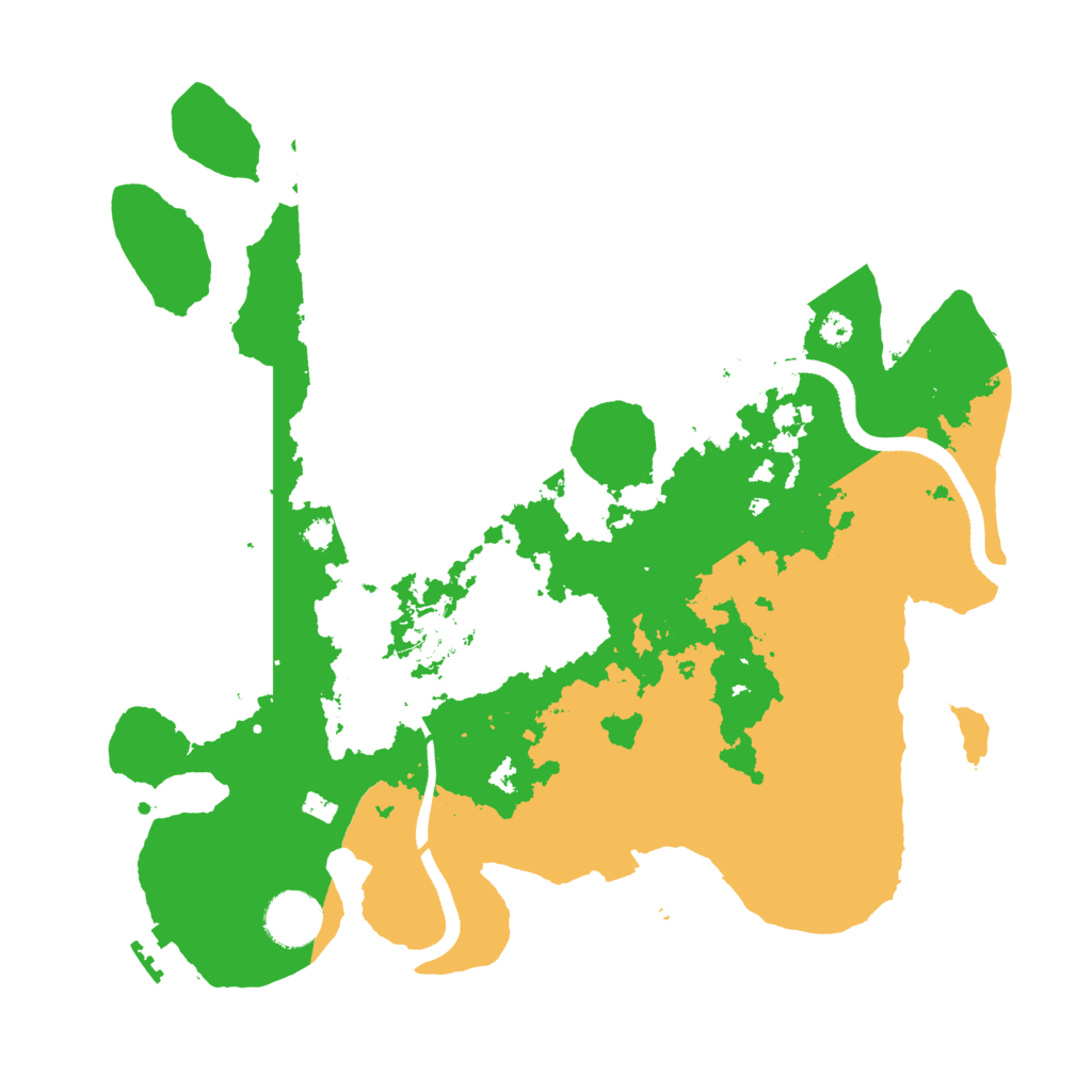 Biome Rust Map: Procedural Map, Size: 3500, Seed: 123122