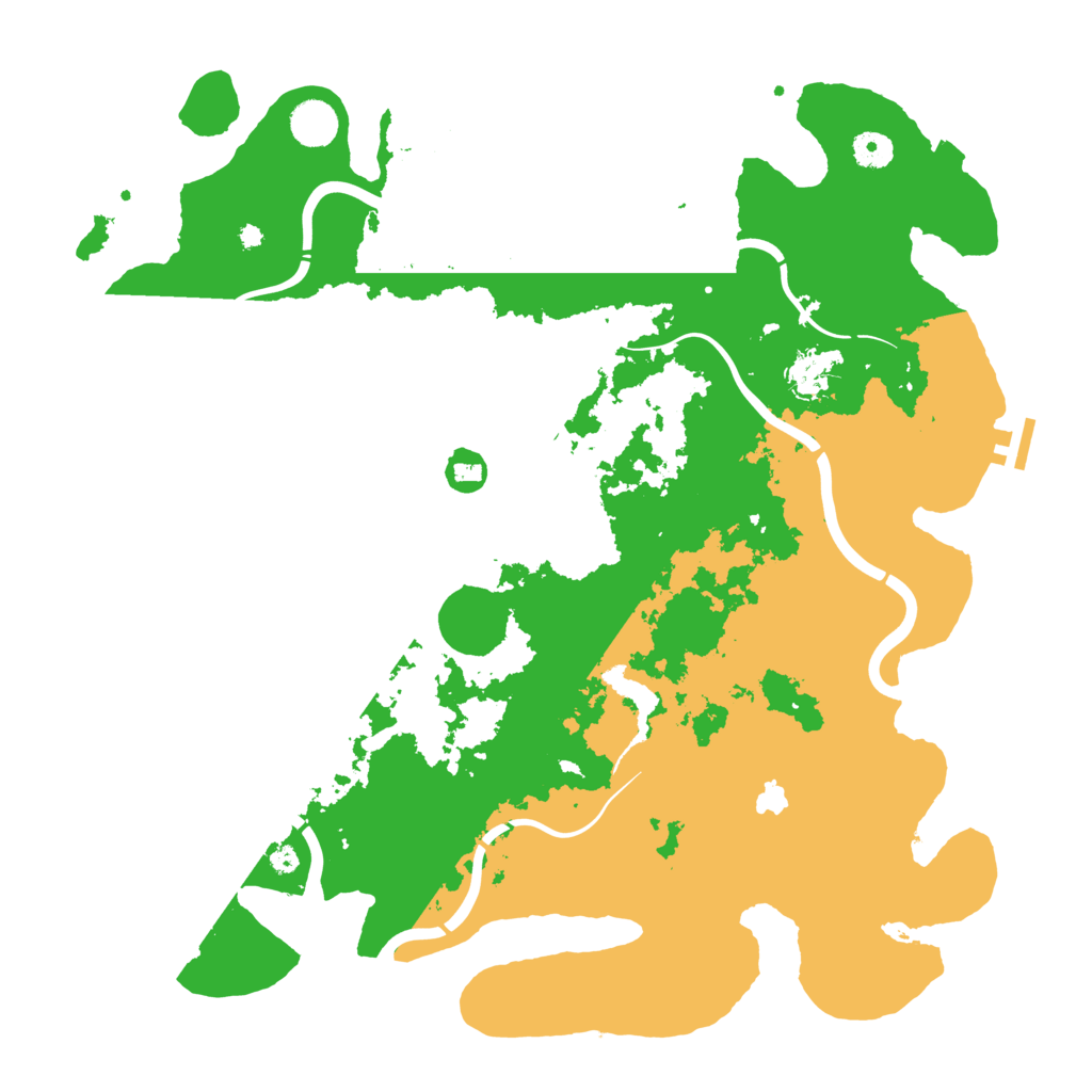 Biome Rust Map: Procedural Map, Size: 4250, Seed: 1354949180