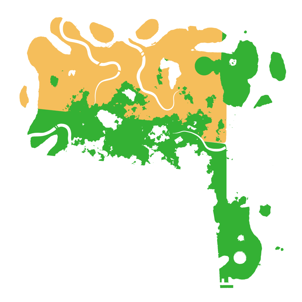 Biome Rust Map: Procedural Map, Size: 4250, Seed: 2060145550