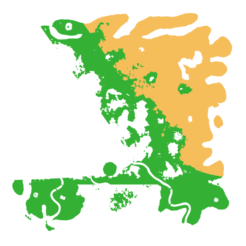 Biome Rust Map: Procedural Map, Size: 5000, Seed: 709547495