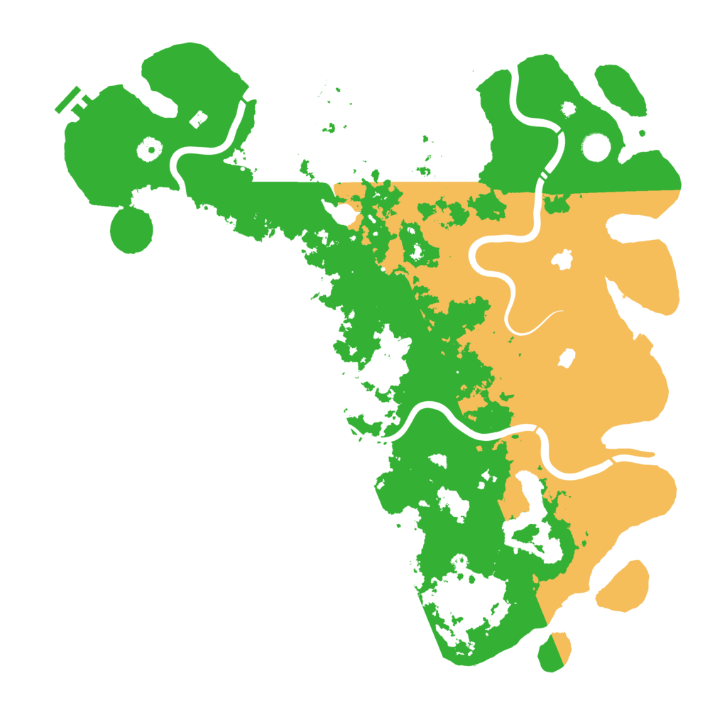 Biome Rust Map: Procedural Map, Size: 4500, Seed: 306839917