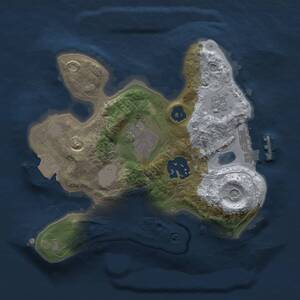 Thumbnail Rust Map: Procedural Map, Size: 2000, Seed: 389758206, 6 Monuments