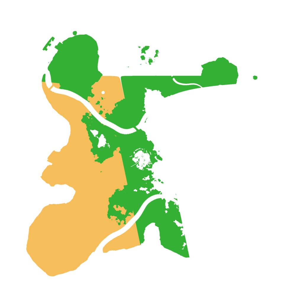 Biome Rust Map: Procedural Map, Size: 2800, Seed: 78281645