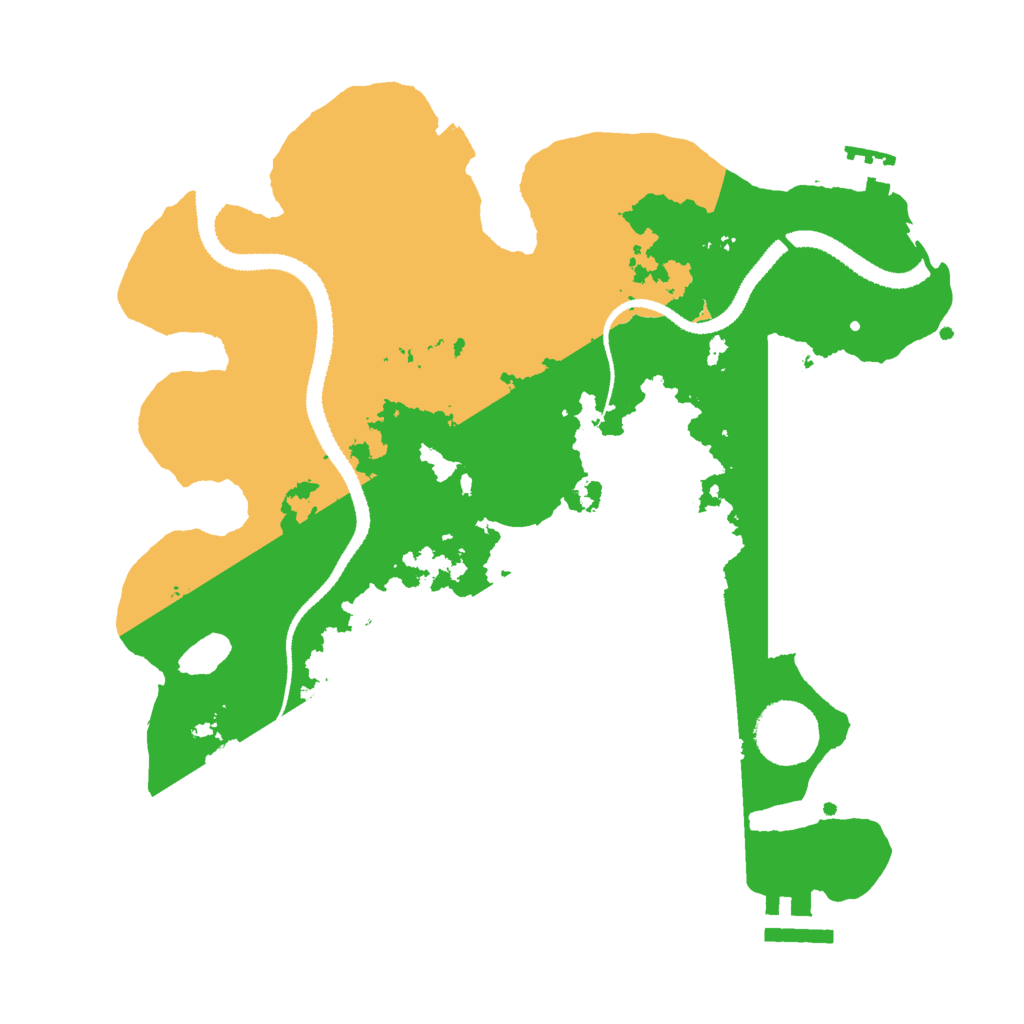 Biome Rust Map: Procedural Map, Size: 3000, Seed: 866349087