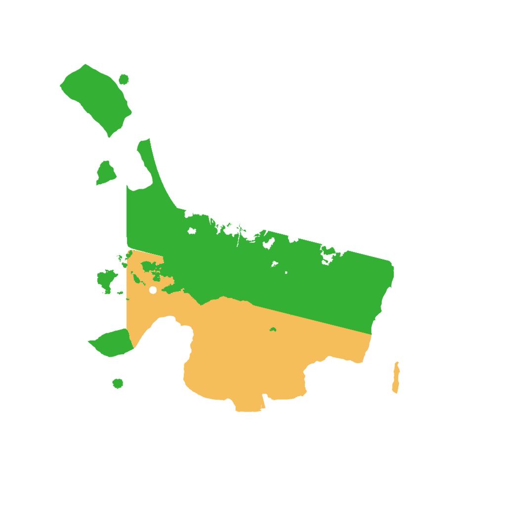 Biome Rust Map: Procedural Map, Size: 2000, Seed: 2124698541