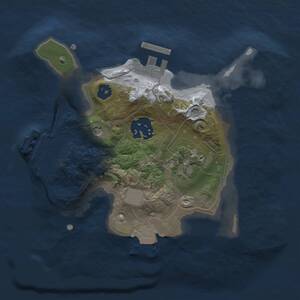 Thumbnail Rust Map: Procedural Map, Size: 2000, Seed: 2124698541, 6 Monuments