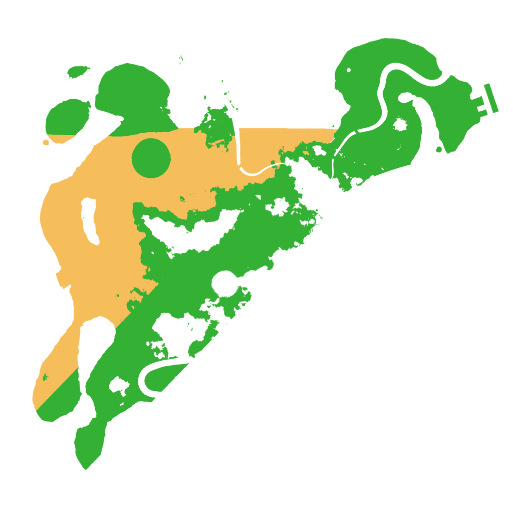 Biome Rust Map: Procedural Map, Size: 3500, Seed: 1172338293