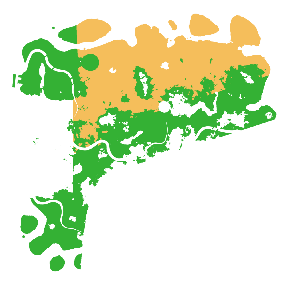 Biome Rust Map: Procedural Map, Size: 4550, Seed: 57191312