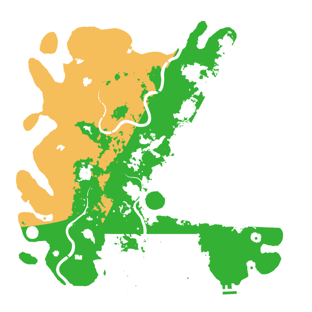 Biome Rust Map: Procedural Map, Size: 4500, Seed: 93321441