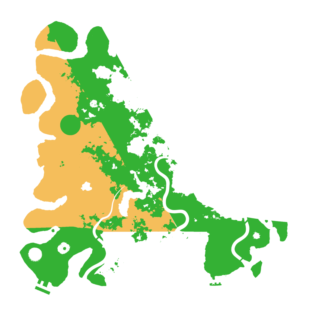 Biome Rust Map: Procedural Map, Size: 4000, Seed: 26474