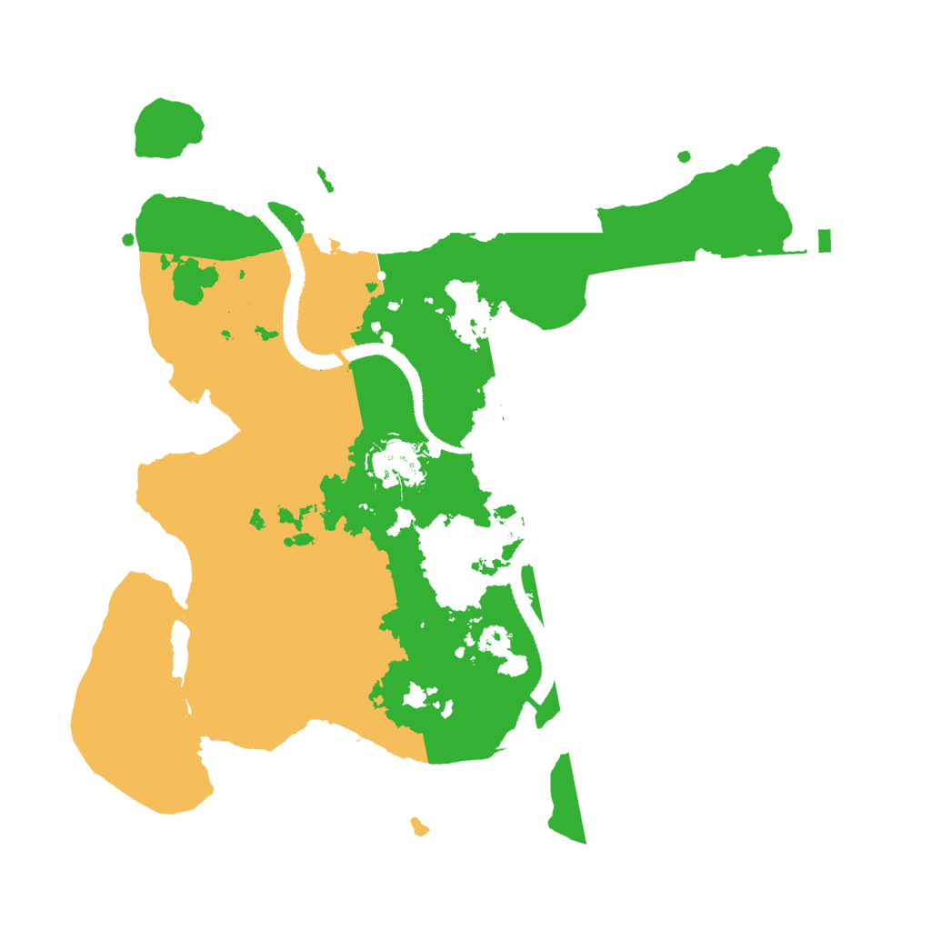 Biome Rust Map: Procedural Map, Size: 3000, Seed: 433434534