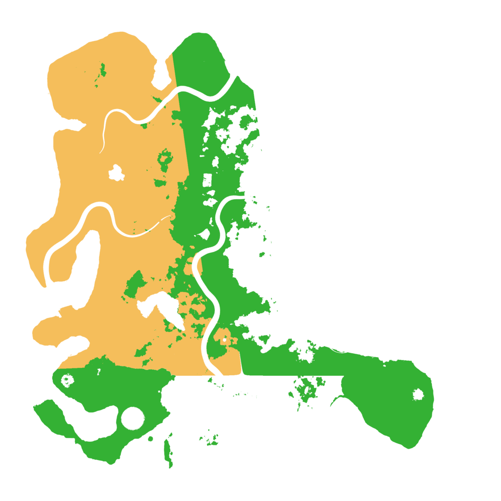 Biome Rust Map: Procedural Map, Size: 4000, Seed: 230870206