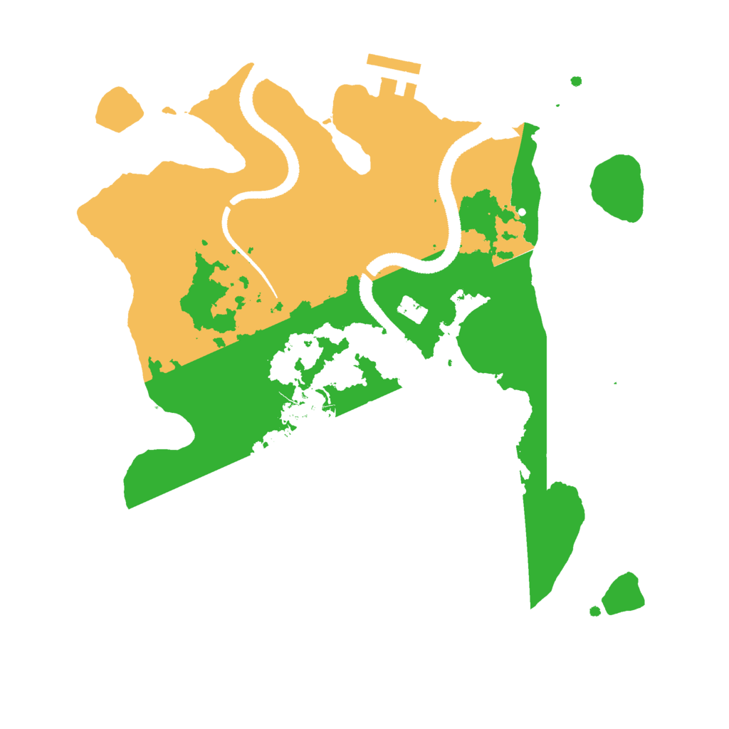 Biome Rust Map: Procedural Map, Size: 2750, Seed: 609249577