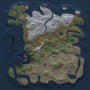 Thumbnail Rust Map: Procedural Map, Size: 4250, Seed: 4523, 16 Monuments