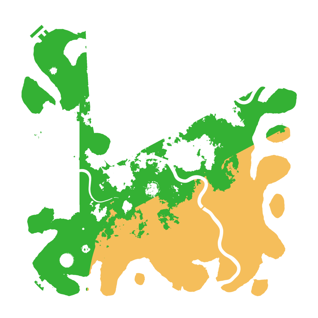 Biome Rust Map: Procedural Map, Size: 3999, Seed: 893474979