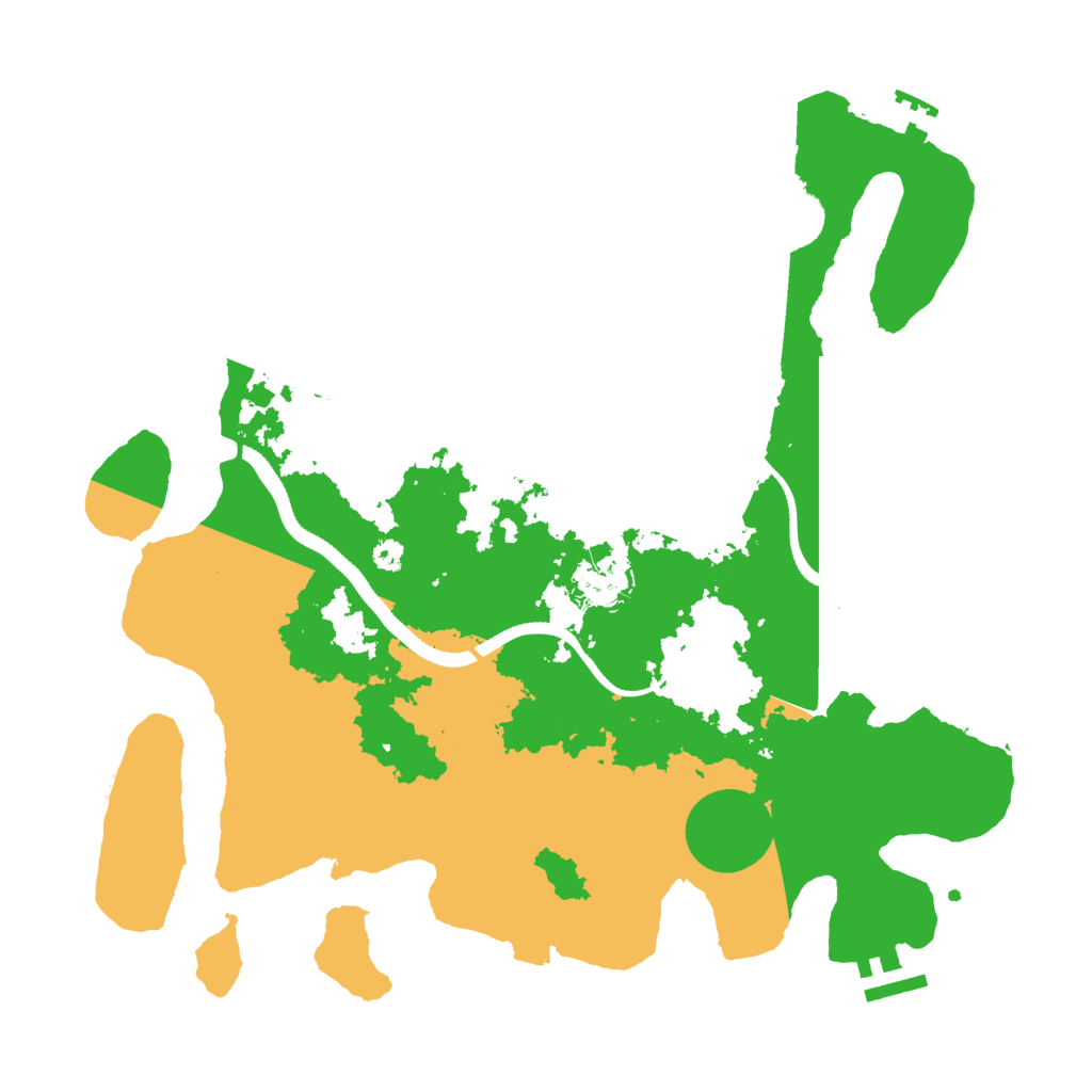 Biome Rust Map: Procedural Map, Size: 3500, Seed: 1077785368