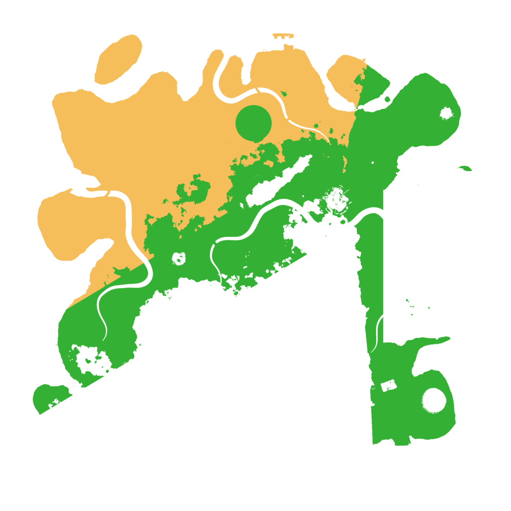 Biome Rust Map: Procedural Map, Size: 3744, Seed: 451378111