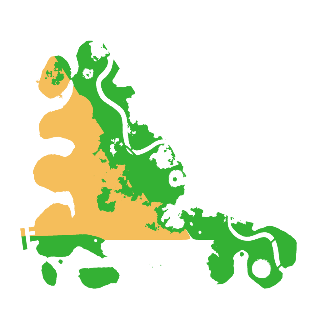 Biome Rust Map: Procedural Map, Size: 3000, Seed: 197547