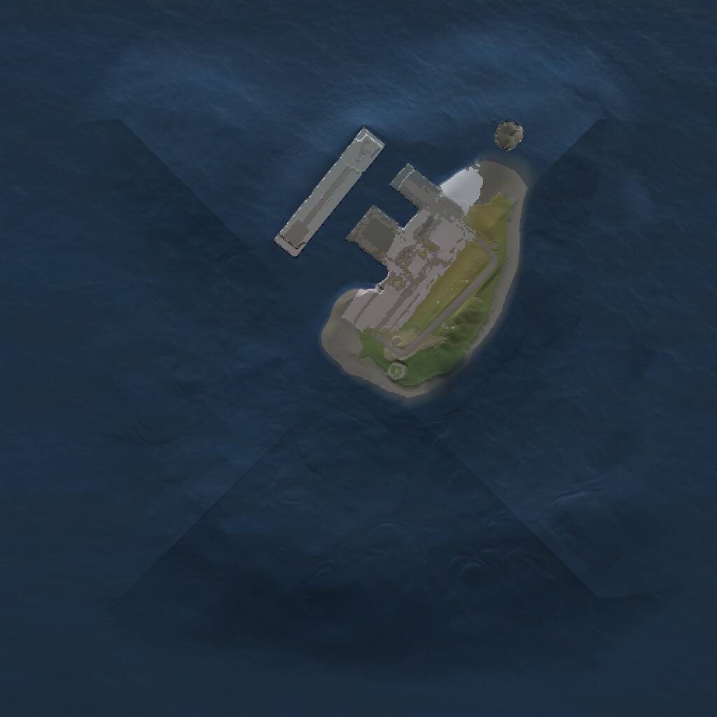 Rust Map: Procedural Map, Size: 1000, Seed: 290607, 2 Monuments