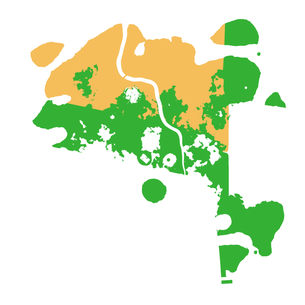 Biome Rust Map: Procedural Map, Size: 3500, Seed: 396123815