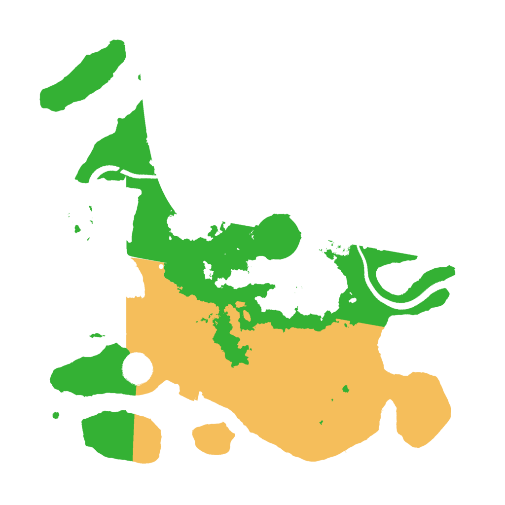 Biome Rust Map: Procedural Map, Size: 3000, Seed: 434328686