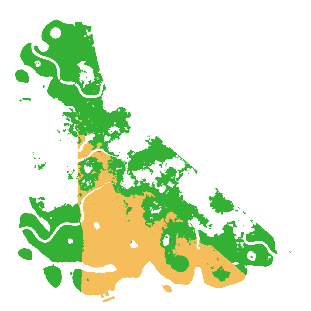 Biome Rust Map: Procedural Map, Size: 5000, Seed: 663717996
