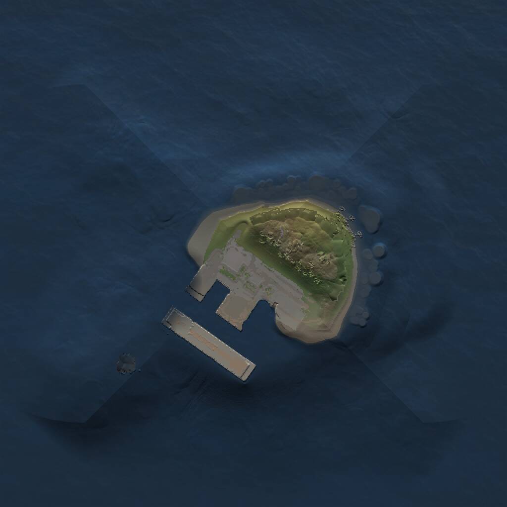 Rust Map: Procedural Map, Size: 1000, Seed: 130113, 2 Monuments