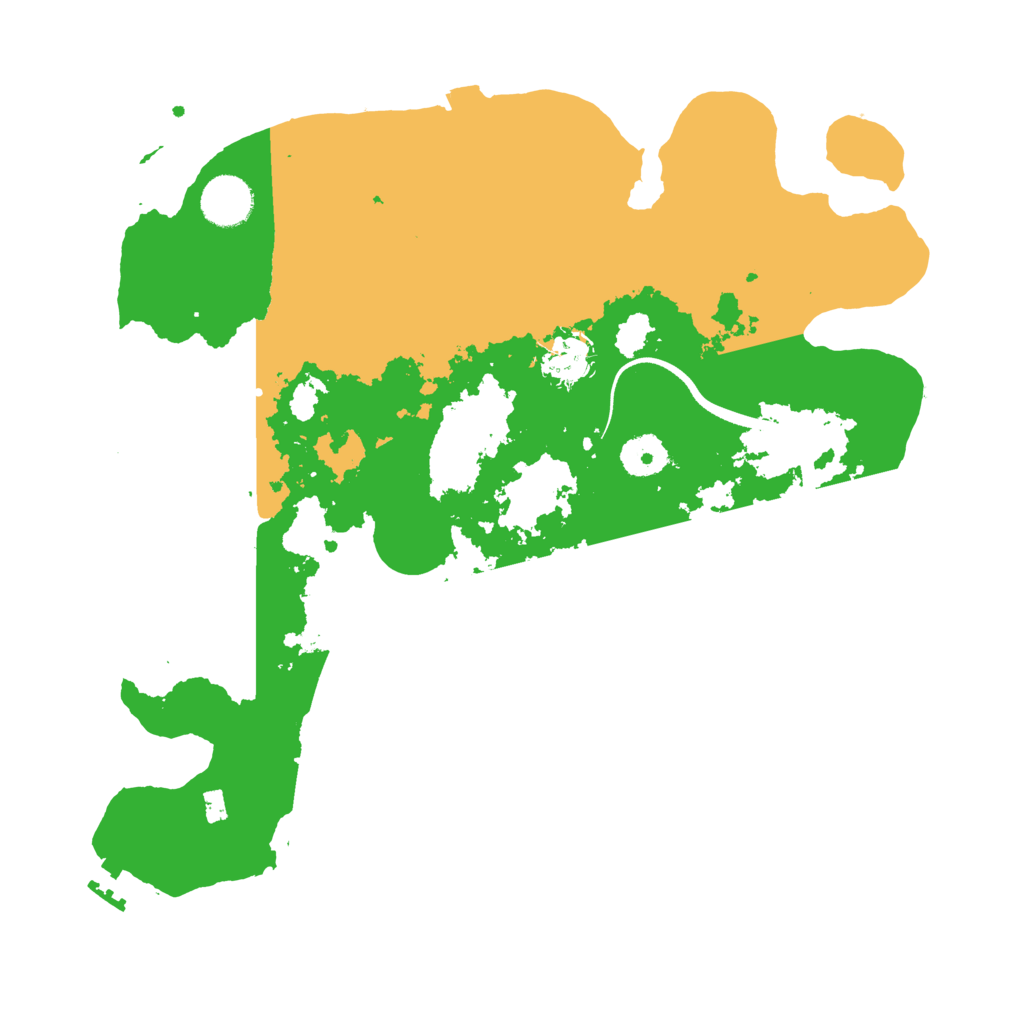 Biome Rust Map: Procedural Map, Size: 3500, Seed: 2030232358
