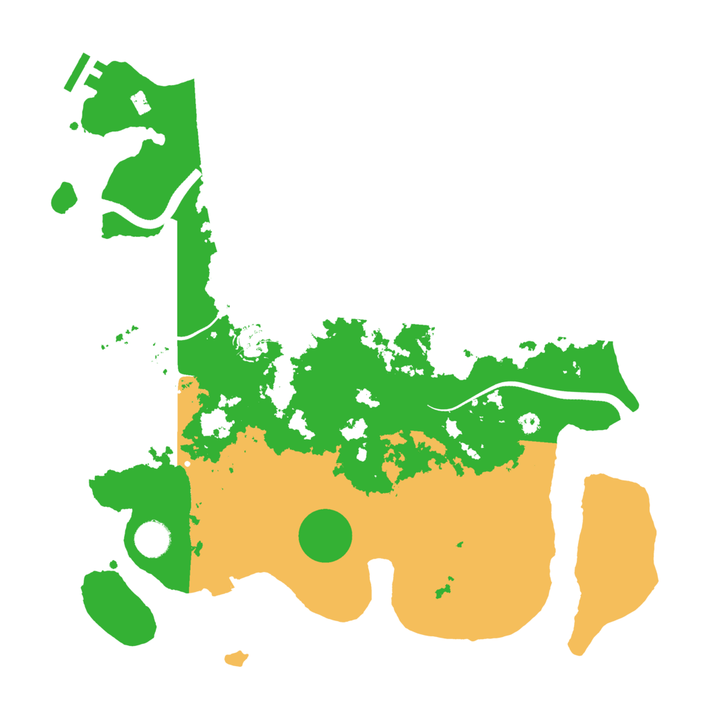 Biome Rust Map: Procedural Map, Size: 3500, Seed: 742626726