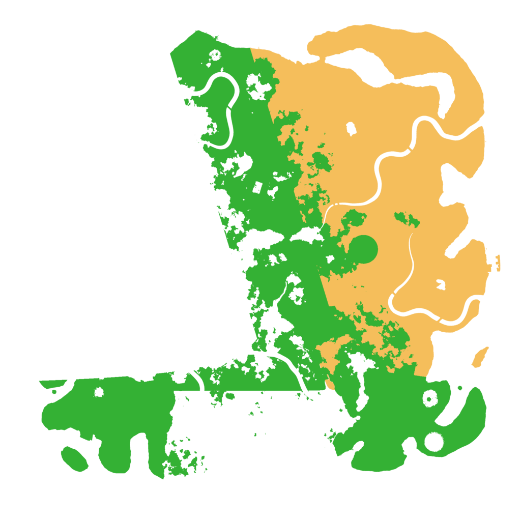 Biome Rust Map: Procedural Map, Size: 4800, Seed: 1201186696