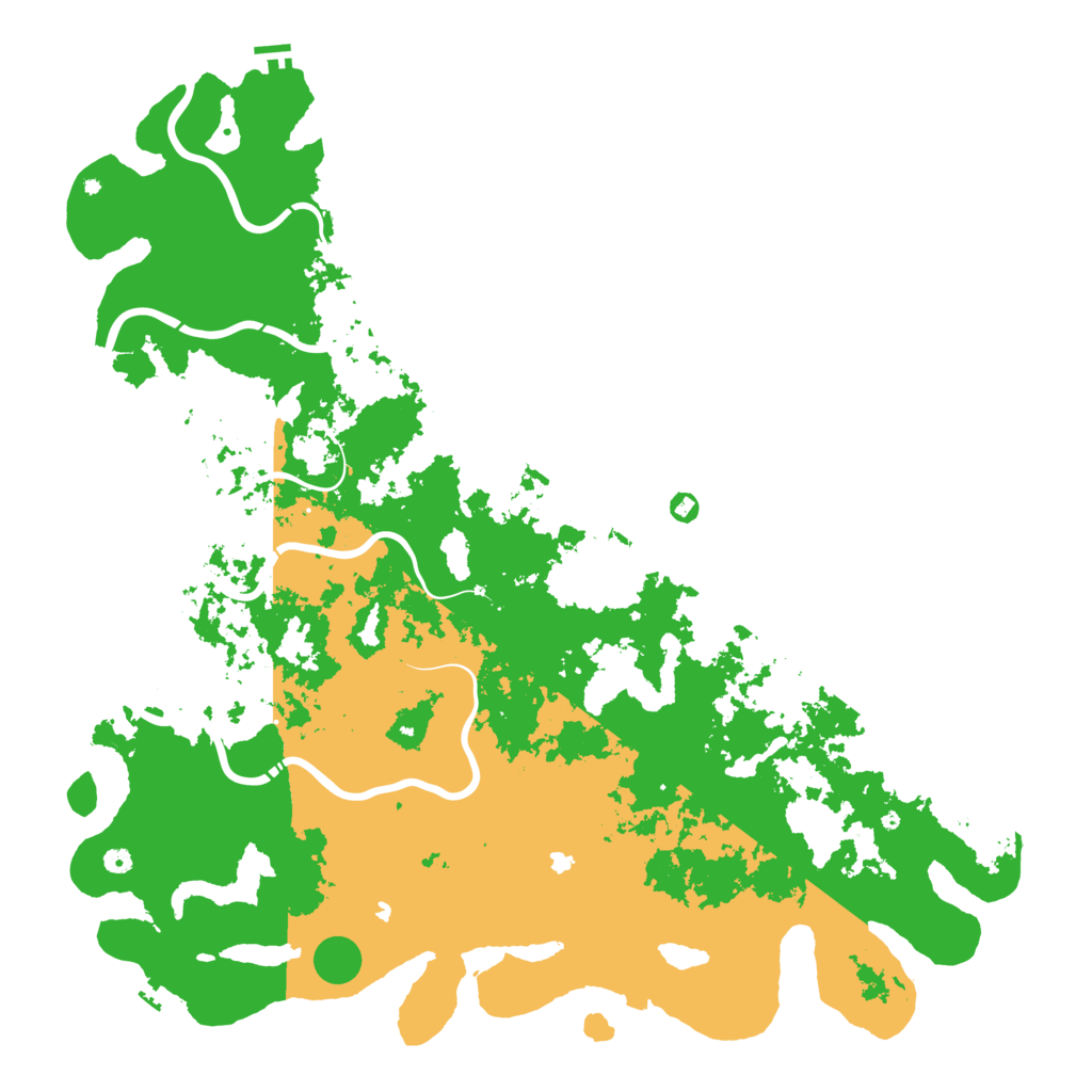 Biome Rust Map: Procedural Map, Size: 6000, Seed: 2064767632