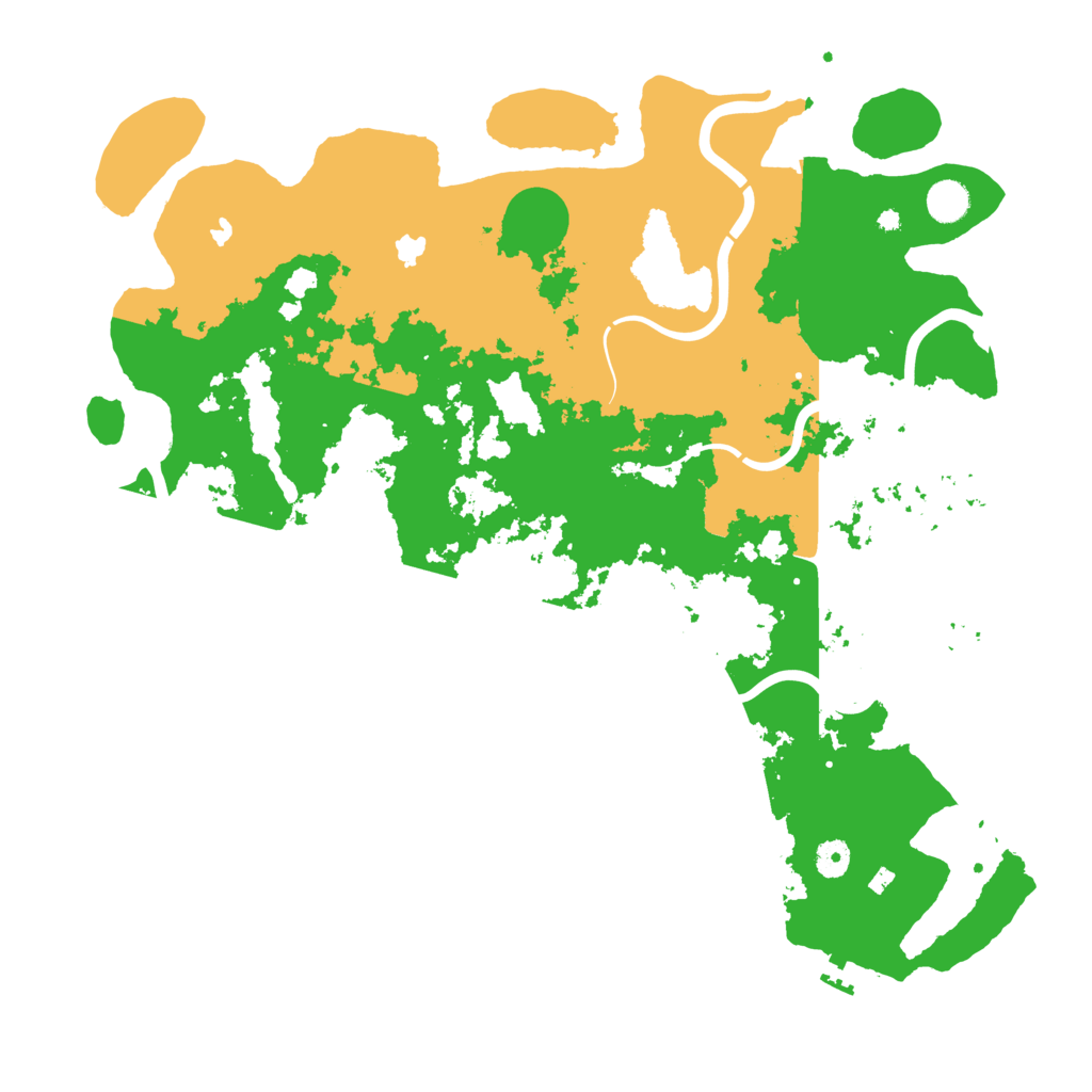 Biome Rust Map: Procedural Map, Size: 4500, Seed: 28810107