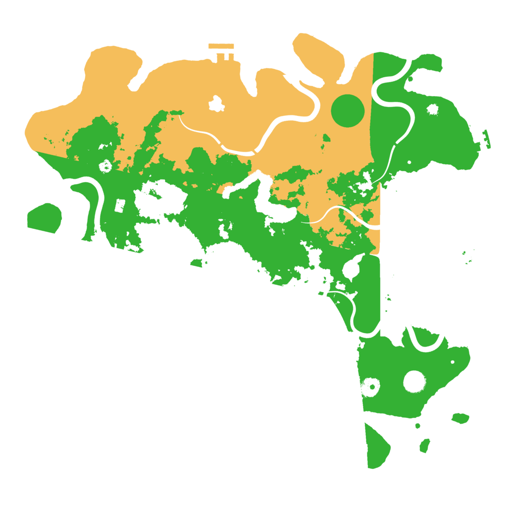 Biome Rust Map: Procedural Map, Size: 4050, Seed: 1126915808