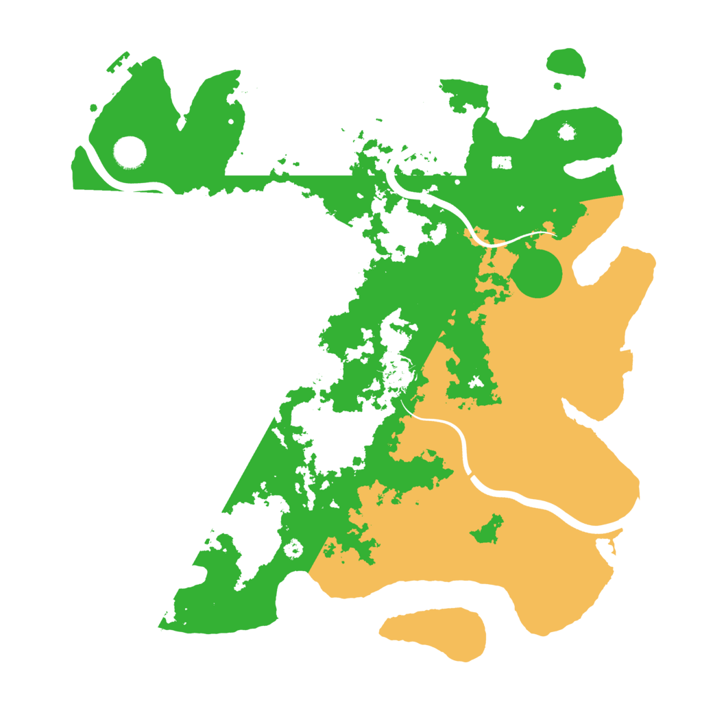 Biome Rust Map: Procedural Map, Size: 3800, Seed: 2127642946