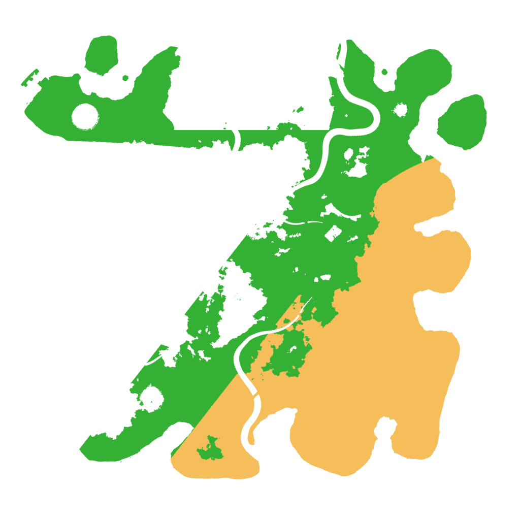Biome Rust Map: Procedural Map, Size: 3500, Seed: 1278894524